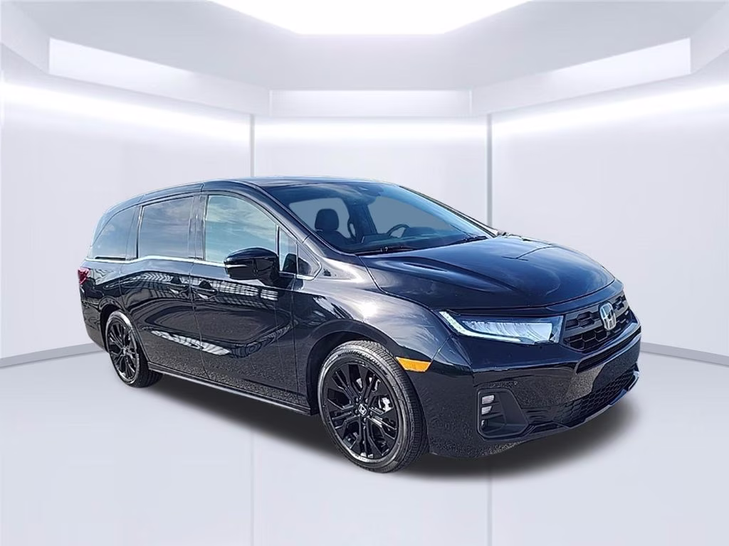 2025 Black Honda Odyssey Sport-L FWD Van