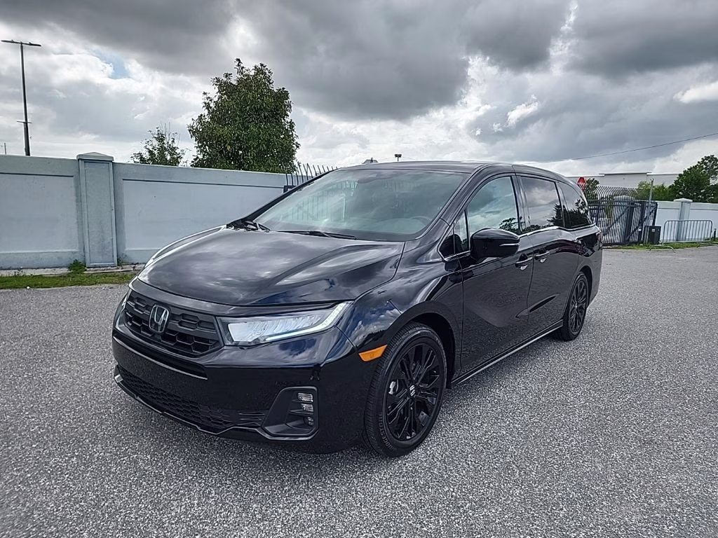 2025 Crystal Black Pearl Honda Odyssey Sport-L FWD Van