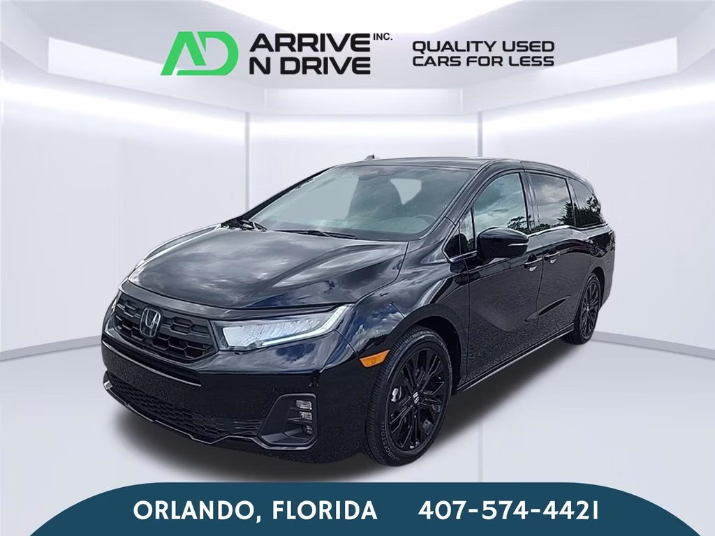 2025 Crystal Black Pearl Honda Odyssey Sport-L FWD Van