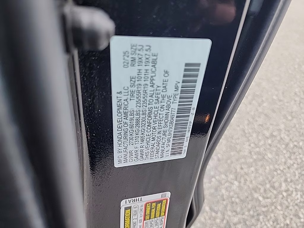 2025 Crystal Black Pearl Honda Odyssey Sport-L FWD Van