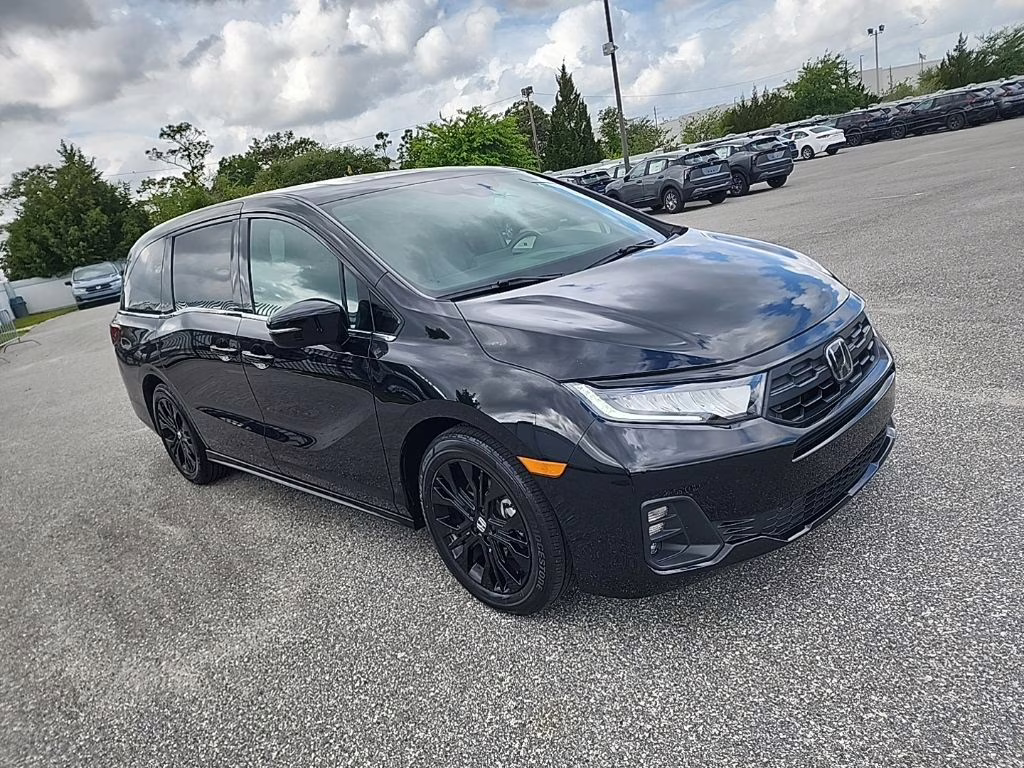 2025 Crystal Black Pearl Honda Odyssey Sport-L FWD Van