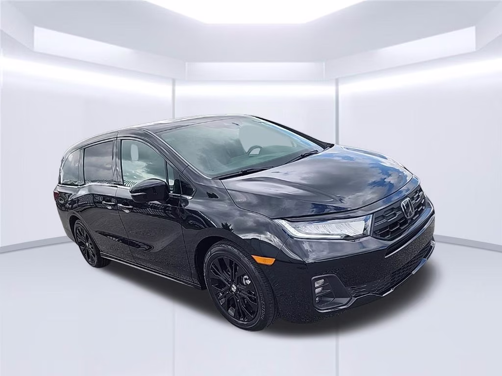 2025 Crystal Black Pearl Honda Odyssey Sport-L FWD Van