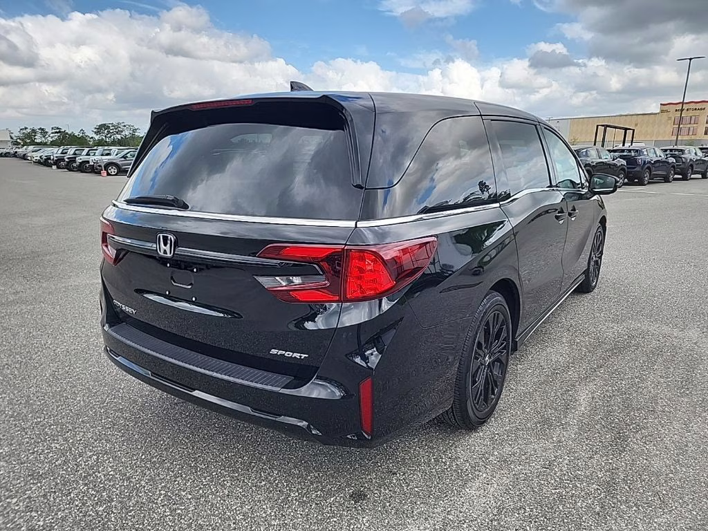2025 Crystal Black Pearl Honda Odyssey Sport-L FWD Van