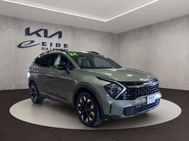 2024 Jungle Green Kia Sportage X-Line AWD SUV