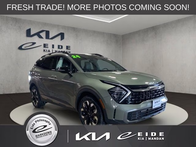 2024 Jungle Green Kia Sportage X-Line AWD SUV