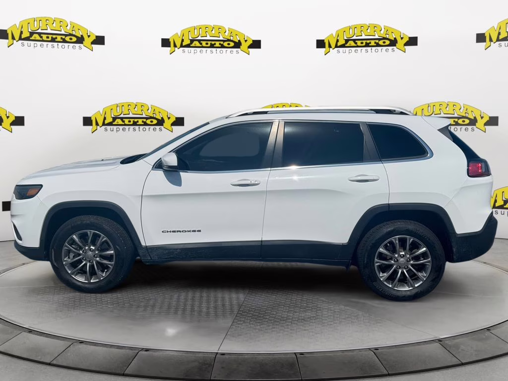 2020 Bright White Clearcoat Jeep Cherokee Latitude Plus 4X4 SUV