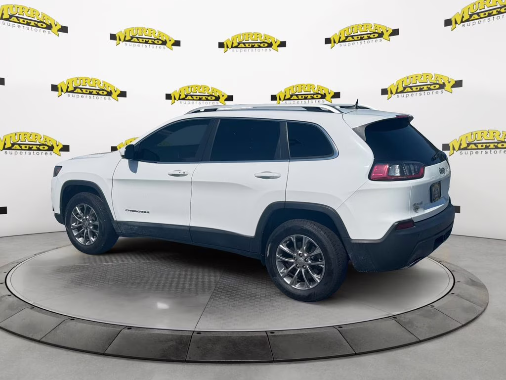 2020 Bright White Clearcoat Jeep Cherokee Latitude Plus 4X4 SUV