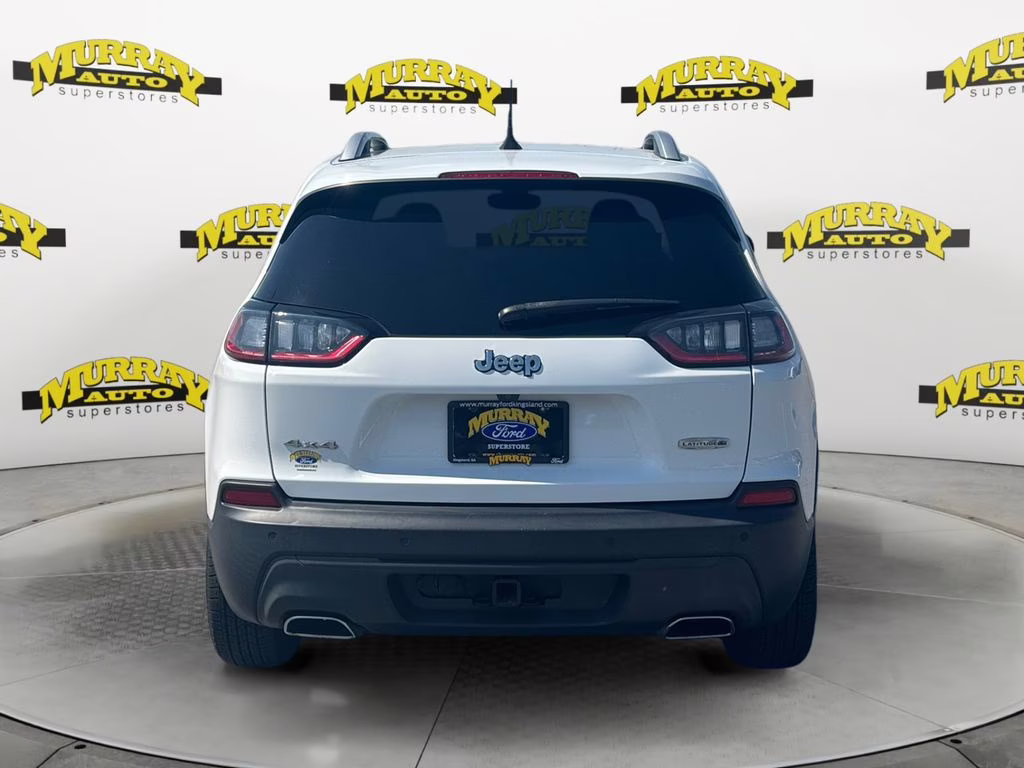 2020 Bright White Clearcoat Jeep Cherokee Latitude Plus 4X4 SUV