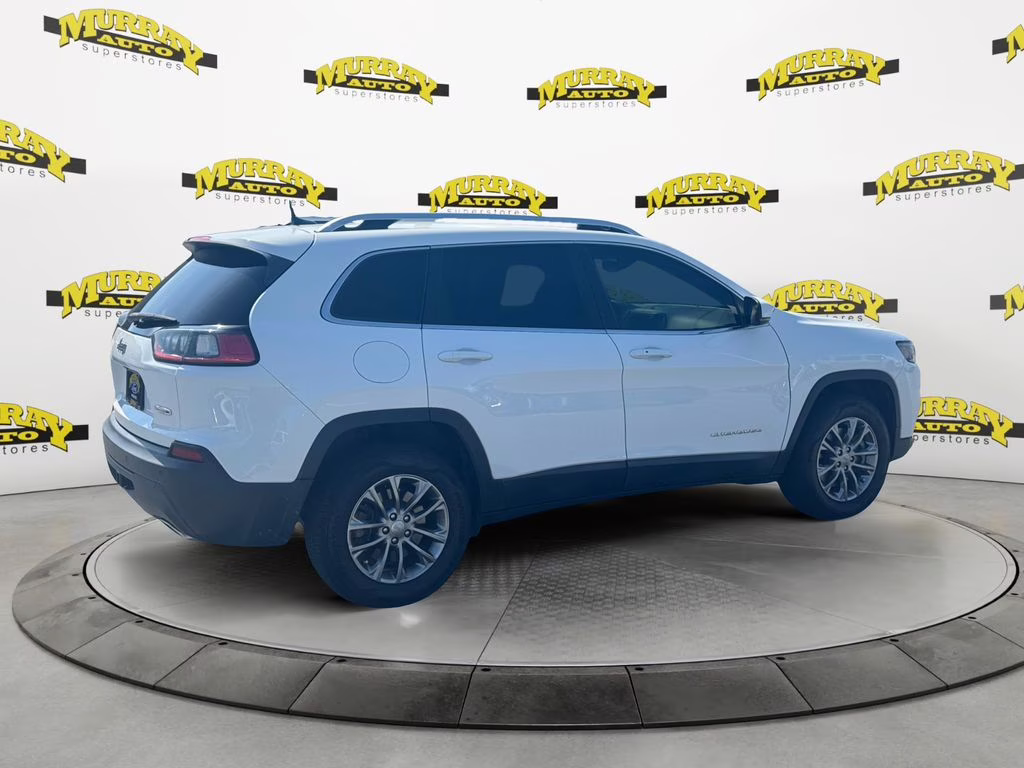 2020 Bright White Clearcoat Jeep Cherokee Latitude Plus 4X4 SUV