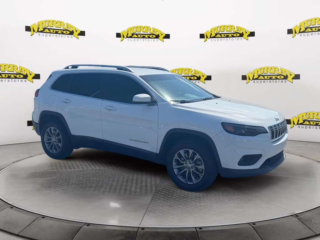2020 Bright White Clearcoat Jeep Cherokee Latitude Plus 4X4 SUV