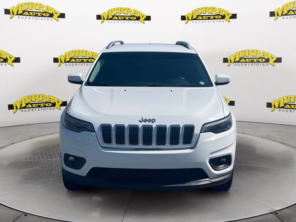 2020 Bright White Clearcoat Jeep Cherokee Latitude Plus 4X4 SUV