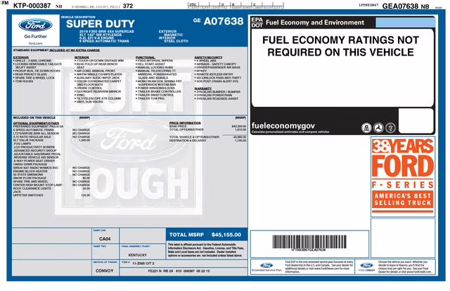 2016 Gray Ford Super Duty F-350 SRW XLT 4X4 Truck