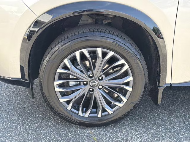 2025 Champagne Silver Metallic/Super Black Nissan Rogue Platinum FWD SUV