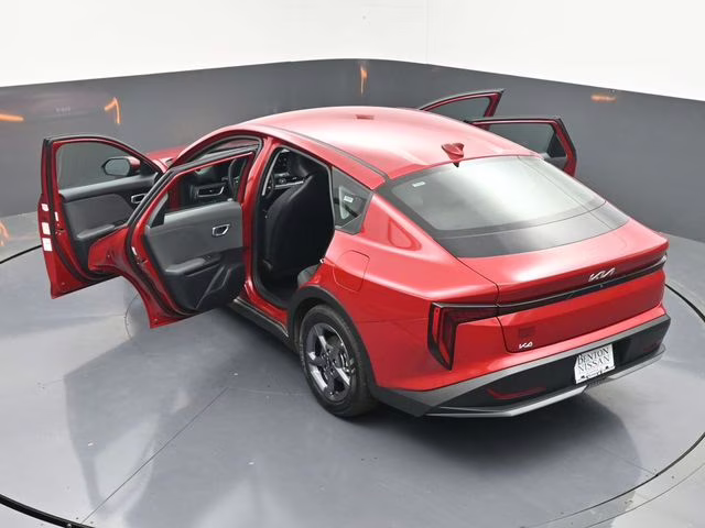 2025 Currant Red Kia K4 LXS FWD Sedan