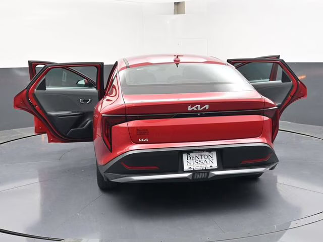2025 Currant Red Kia K4 LXS FWD Sedan