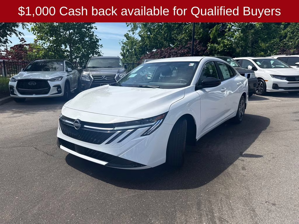 2026 Fresh Powder Nissan Sentra SV FWD Sedan