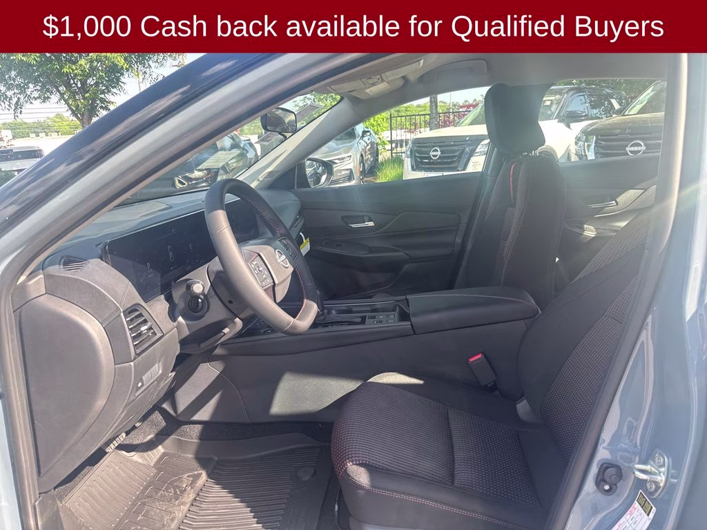 2026 Atlantic Gray/Super Black Nissan Sentra SR FWD Sedan
