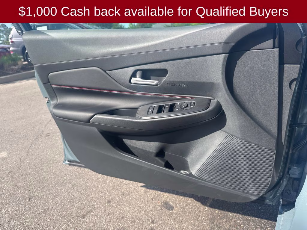 2026 Atlantic Gray/Super Black Nissan Sentra SR FWD Sedan