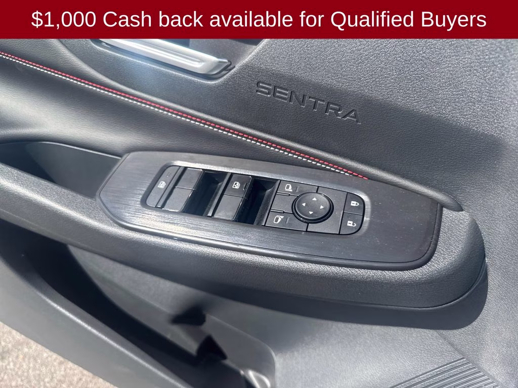 2026 Atlantic Gray/Super Black Nissan Sentra SR FWD Sedan