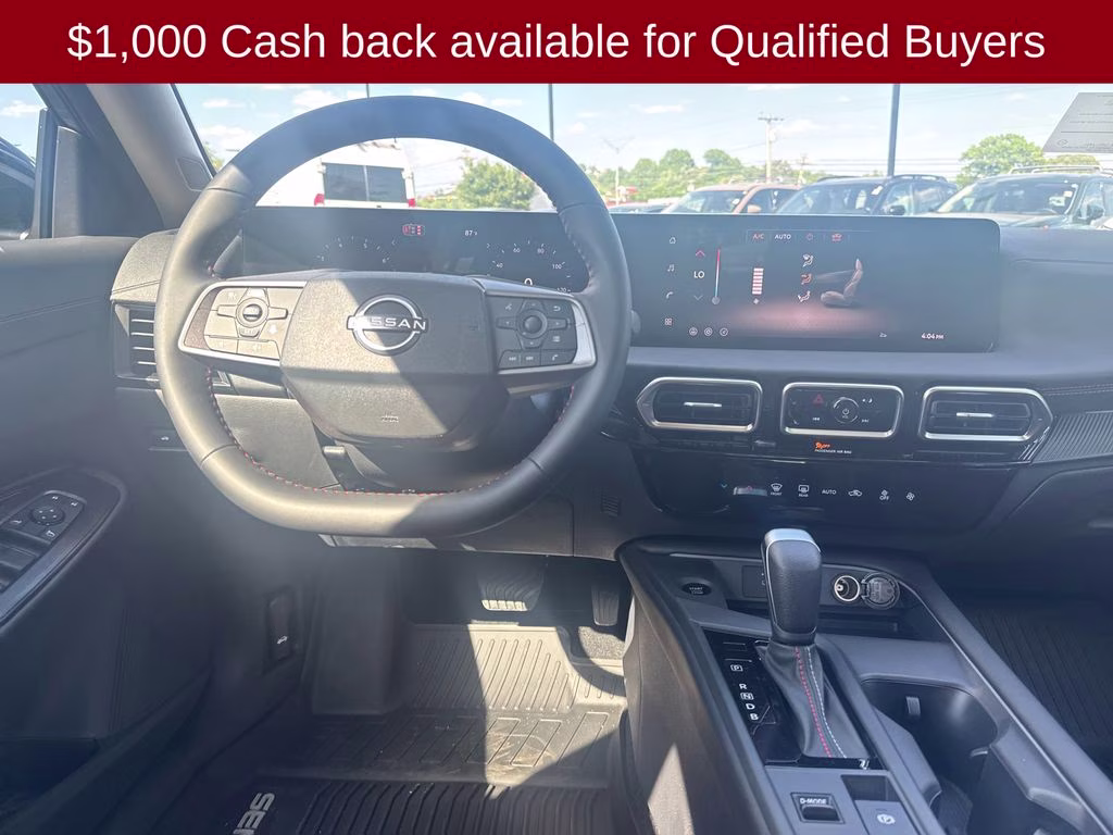 2026 Atlantic Gray/Super Black Nissan Sentra SR FWD Sedan
