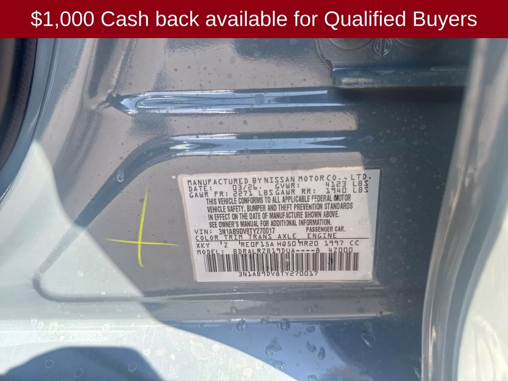 2026 Atlantic Gray/Super Black Nissan Sentra SR FWD Sedan