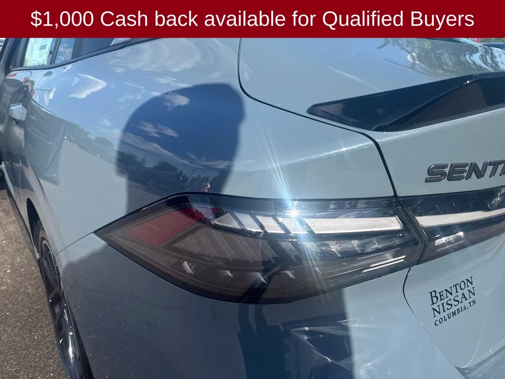 2026 Atlantic Gray/Super Black Nissan Sentra SR FWD Sedan
