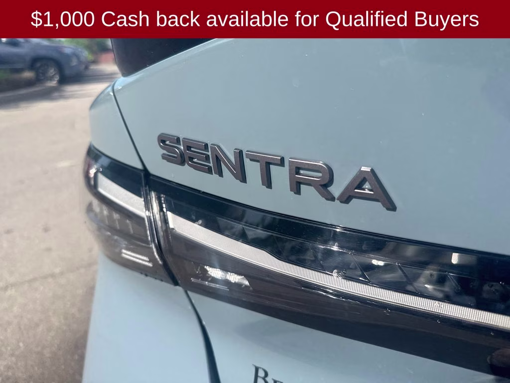 2026 Atlantic Gray/Super Black Nissan Sentra SR FWD Sedan