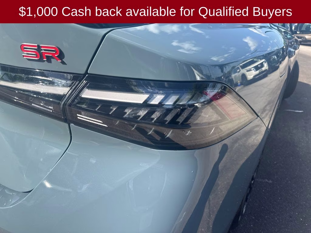 2026 Atlantic Gray/Super Black Nissan Sentra SR FWD Sedan
