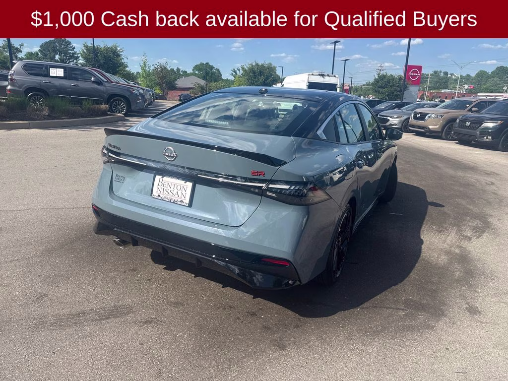 2026 Atlantic Gray/Super Black Nissan Sentra SR FWD Sedan