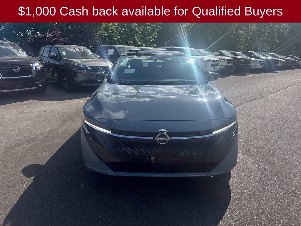 2026 Atlantic Gray/Super Black Nissan Sentra SR FWD Sedan