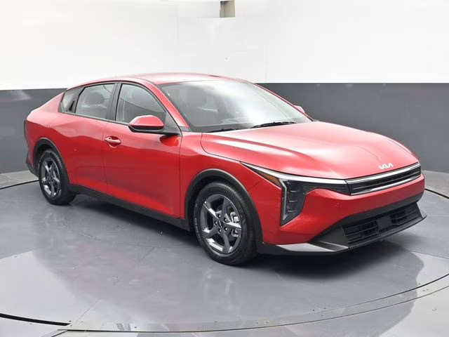 2025 Currant Red Kia K4 LXS FWD Sedan