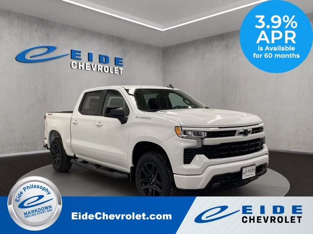 2026 Summit White Chevrolet Silverado 1500 RST 4X4 Truck