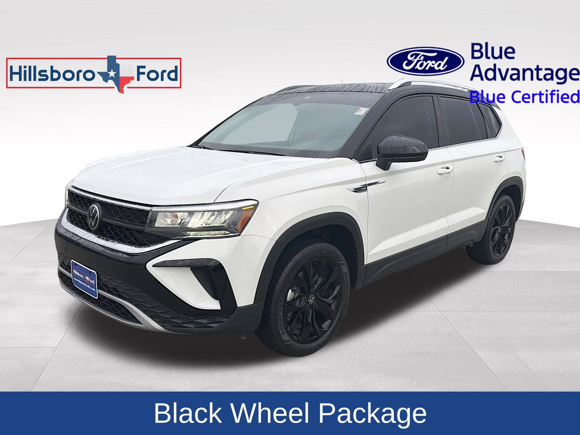 2023 Pure White Volkswagen Taos 1.5T SE FWD SUV