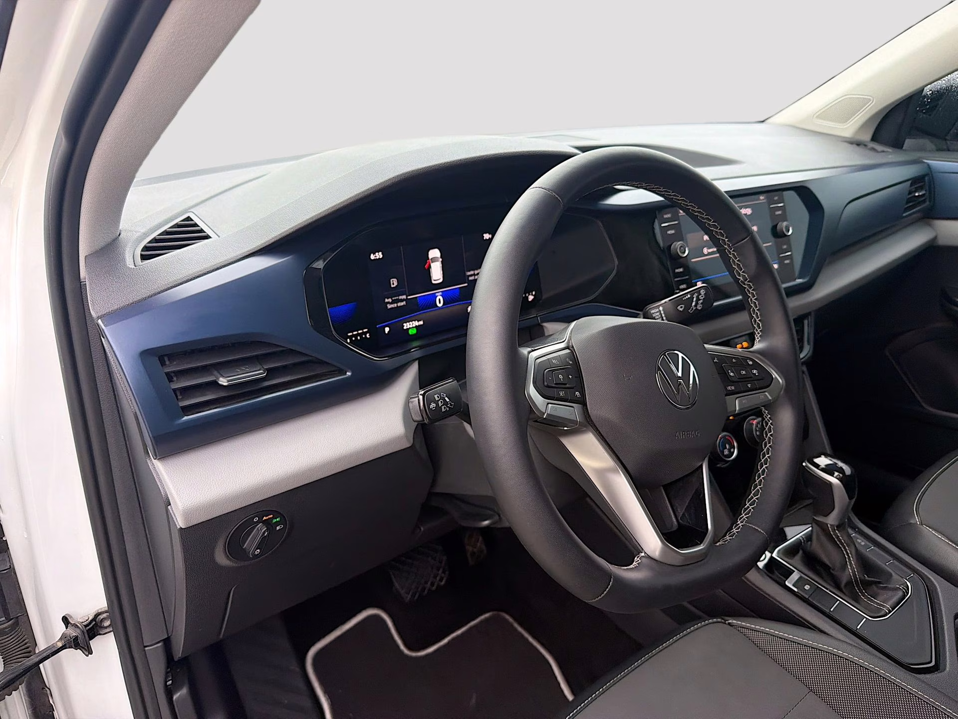 2023 Pure White Volkswagen Taos 1.5T SE FWD SUV