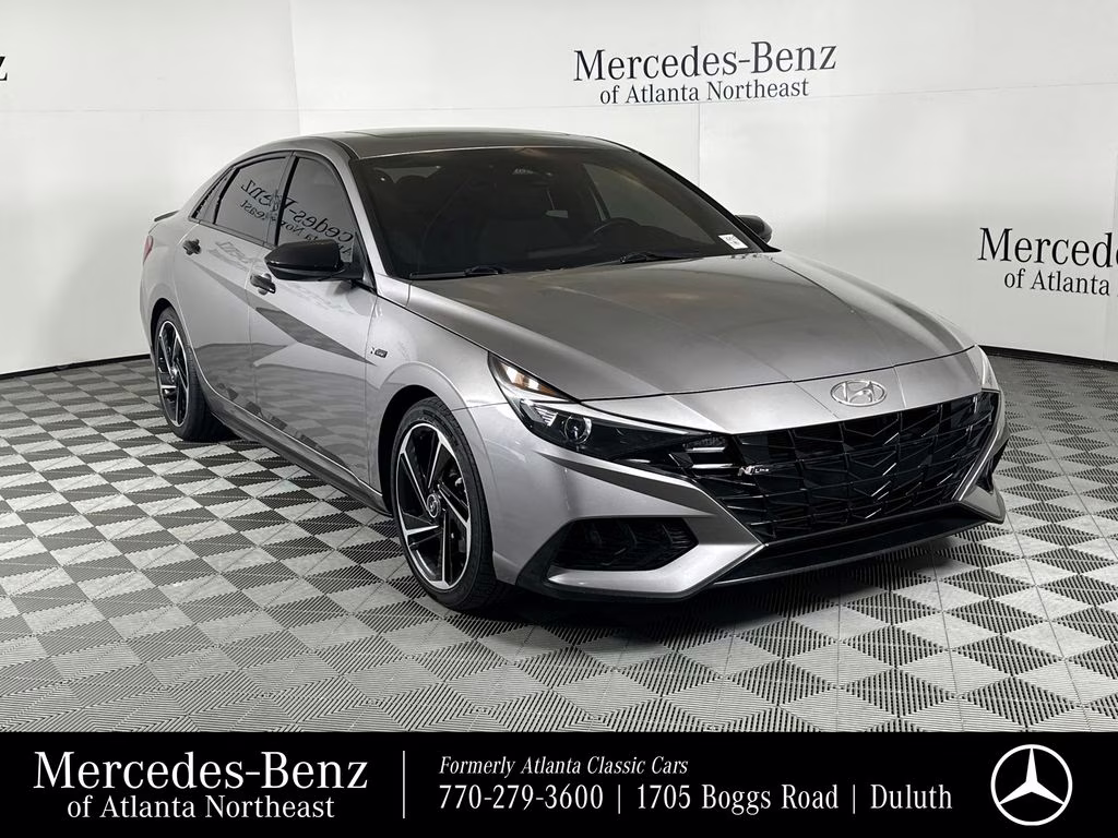 2023 Fluid Metal Hyundai Elantra N Line FWD Sedan