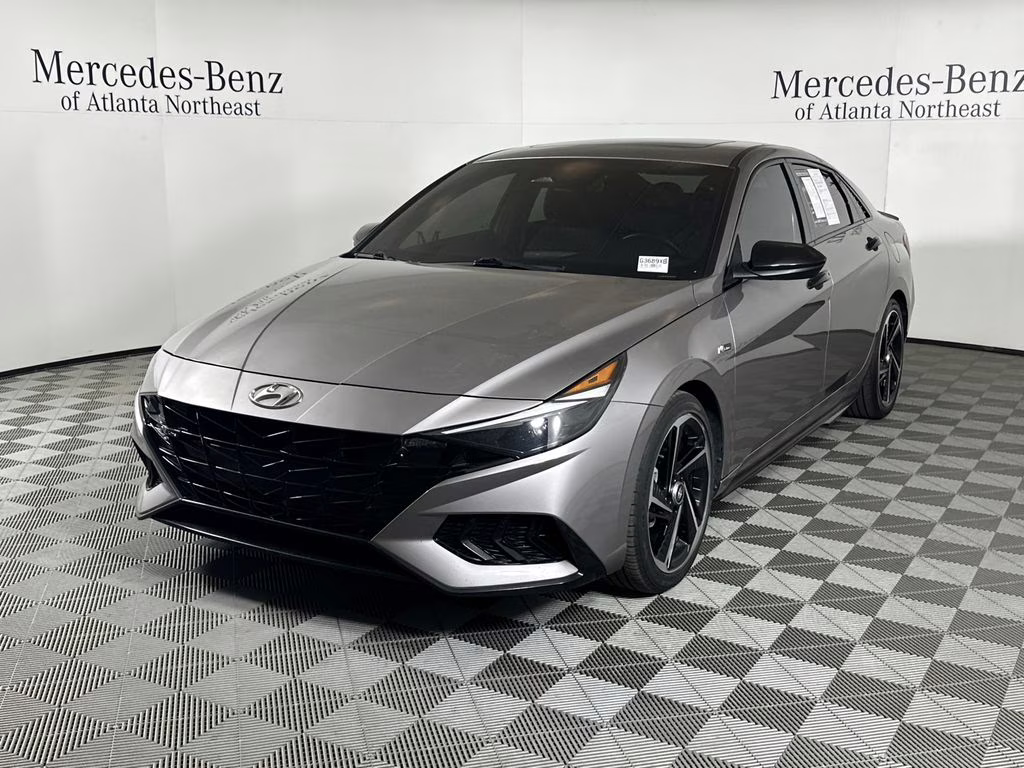 2023 Fluid Metal Hyundai Elantra N Line FWD Sedan