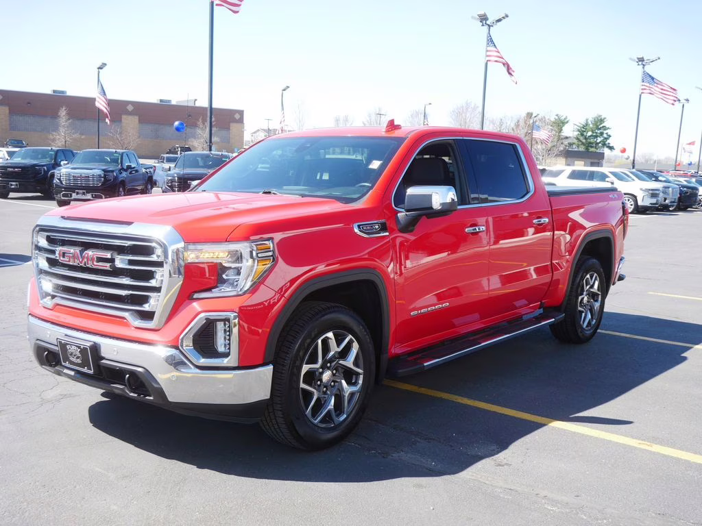 2020 Cardinal Red GMC Sierra 1500 SLT 4X4 Truck