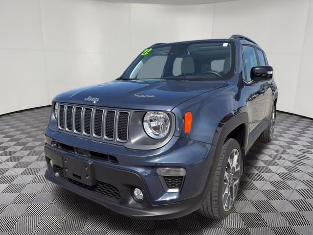 2022 Slate Blue Pearlcoat Jeep Renegade Limited 4X4 SUV