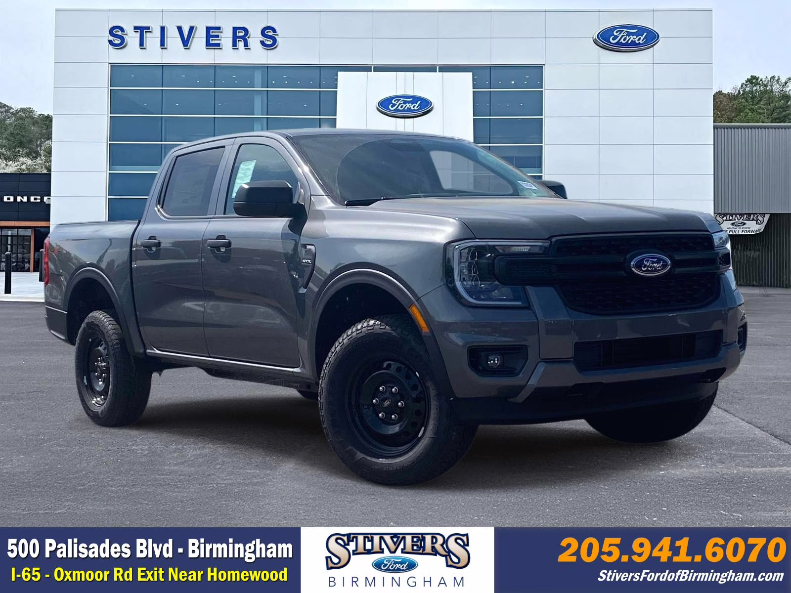 2026 Gray Metallic Ford Ranger XL 4X4 Truck
