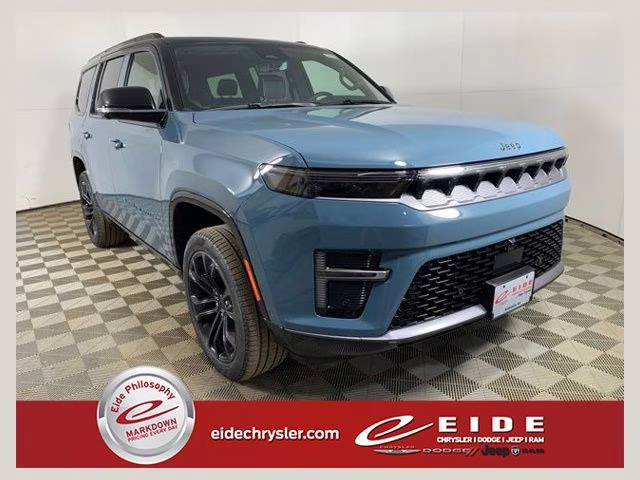 2026 Steel Blue Jeep Grand Wagoneer Summit Reserve 4X4 SUV