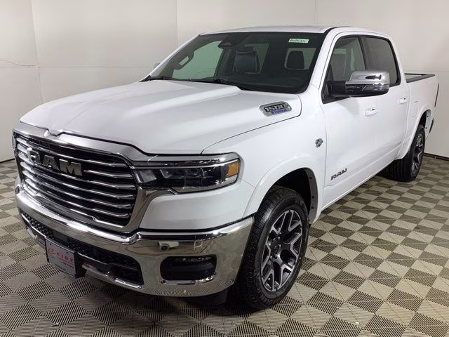 2026 Bright White Clearcoat Ram 1500 Laramie 4X4 Truck