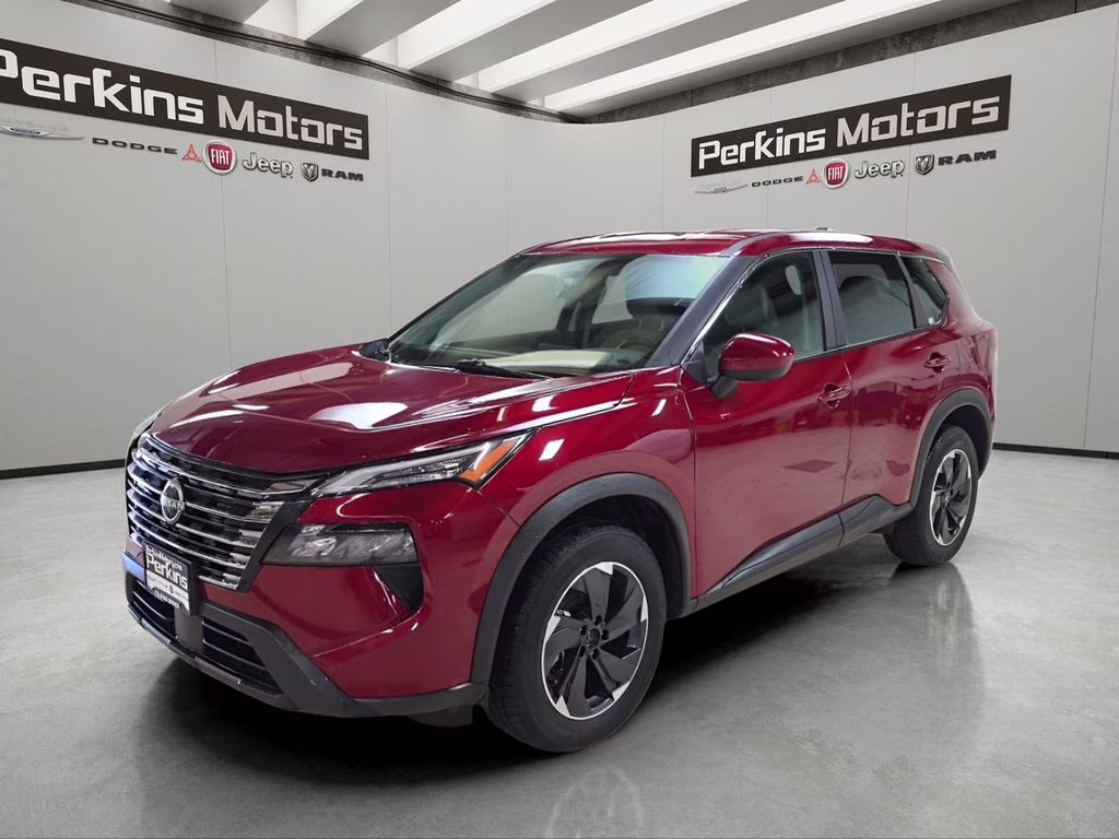 2025 Scarlet Ember Tintcoat Nissan Rogue SV AWD SUV