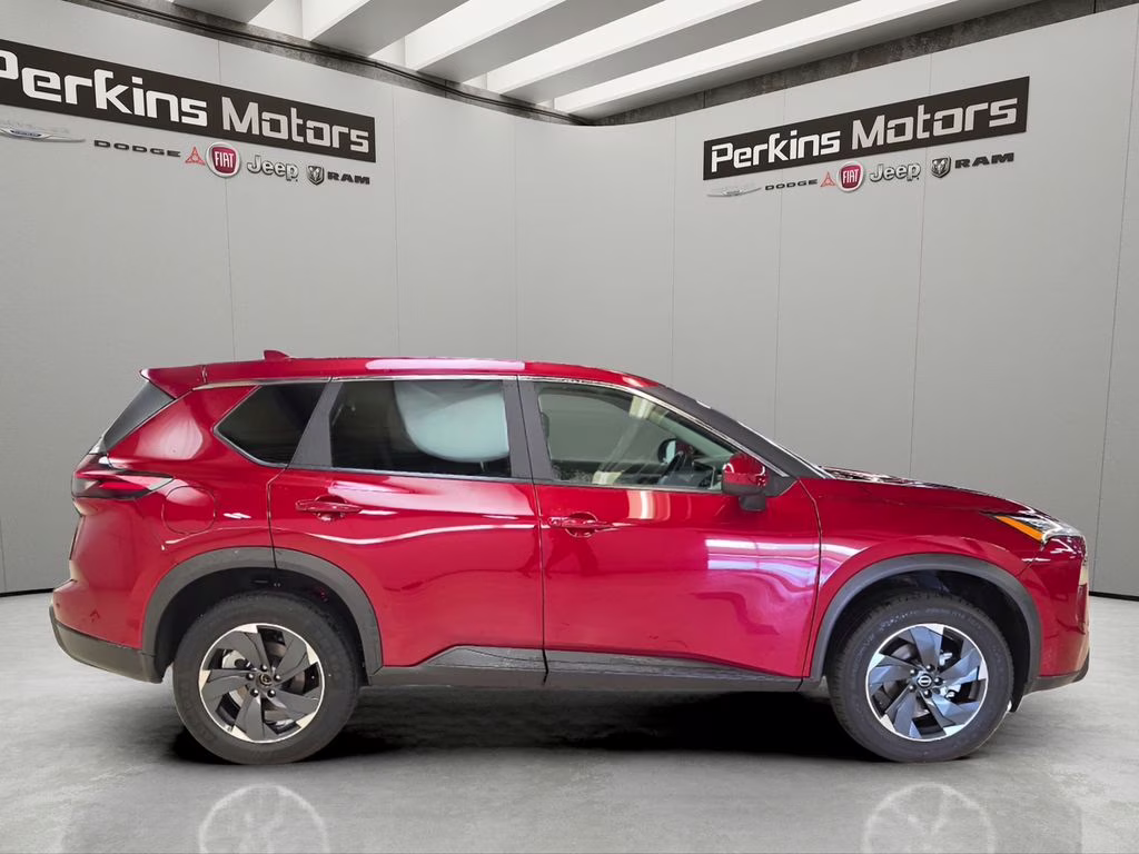 2025 Scarlet Ember Tintcoat Nissan Rogue SV AWD SUV