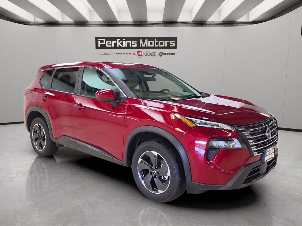2025 Scarlet Ember Tintcoat Nissan Rogue SV AWD SUV