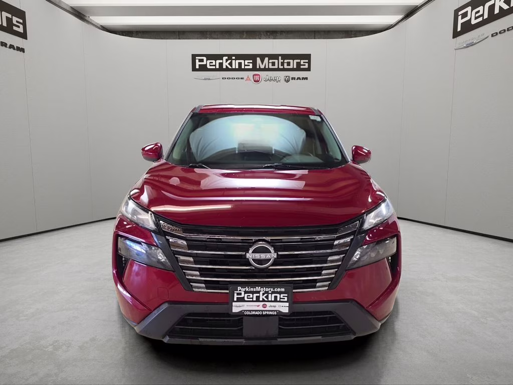 2025 Scarlet Ember Tintcoat Nissan Rogue SV AWD SUV