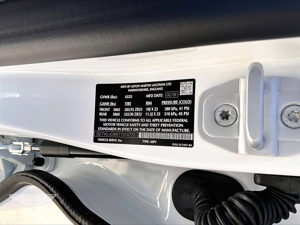 2026 Lunar White Aston Martin DBX S AWD SUV
