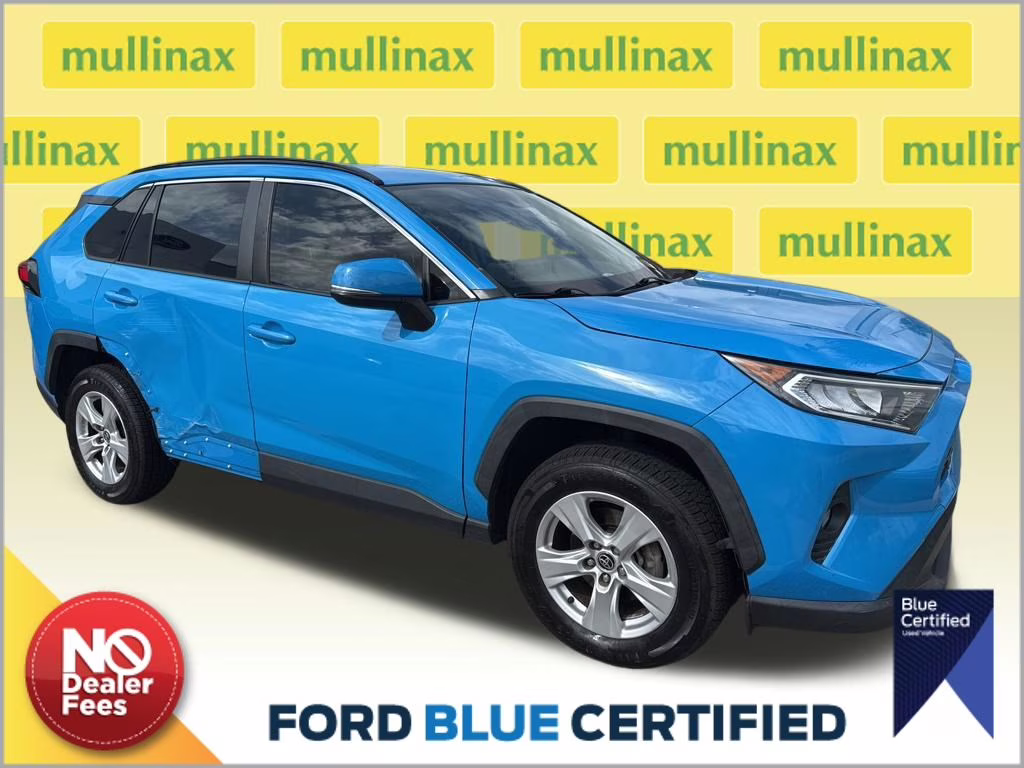 2020 Blue Flame Toyota RAV4 XLE FWD SUV