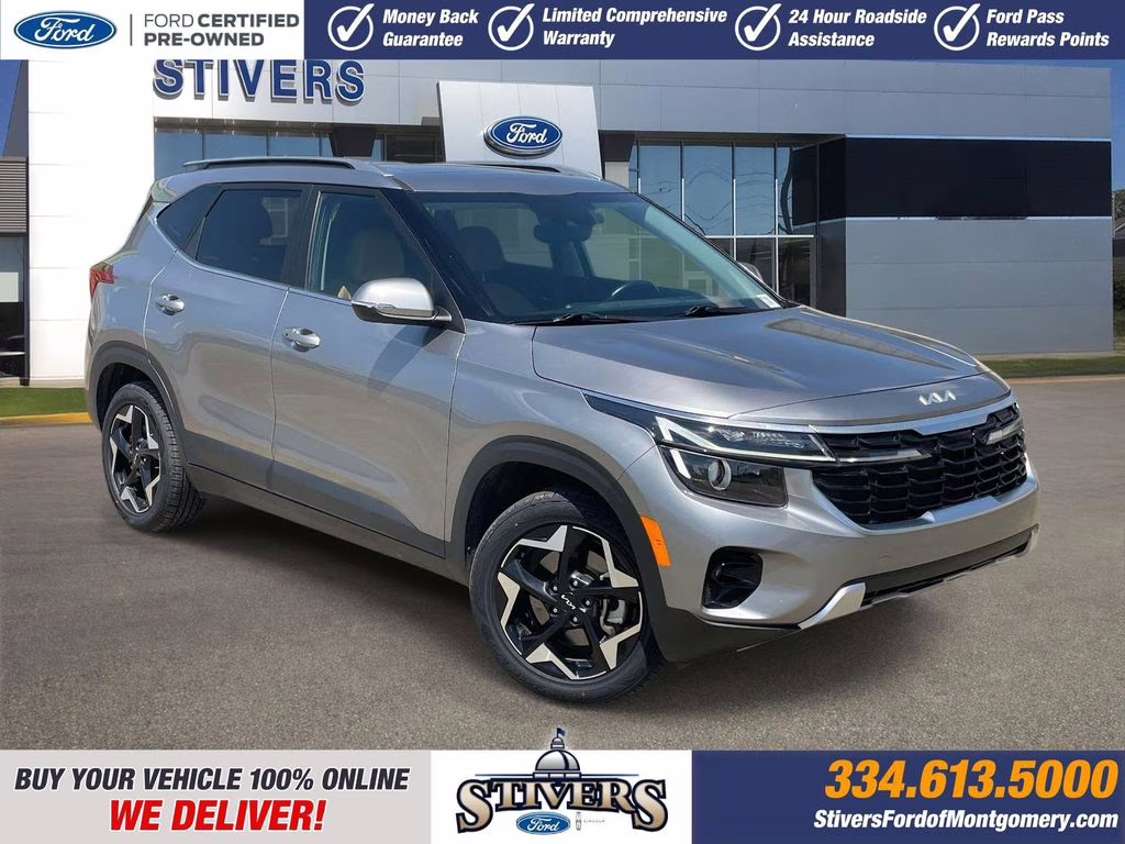 2024 Steel Gray Kia Seltos EX AWD SUV