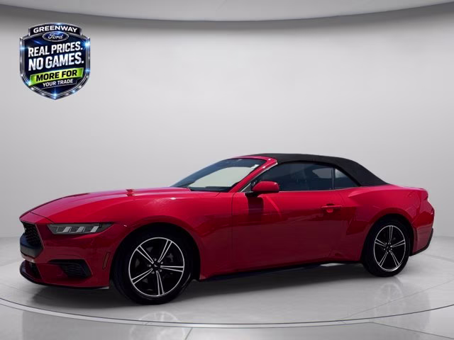 2024 Race Red Ford Mustang EcoBoost Premium RWD Convertible