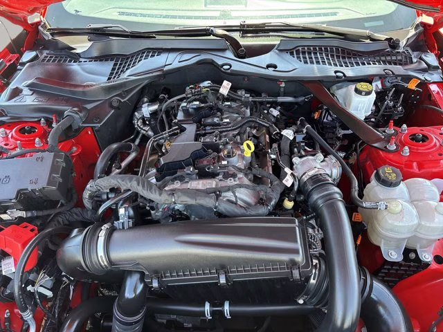 2024 Race Red Ford Mustang EcoBoost Premium RWD Convertible